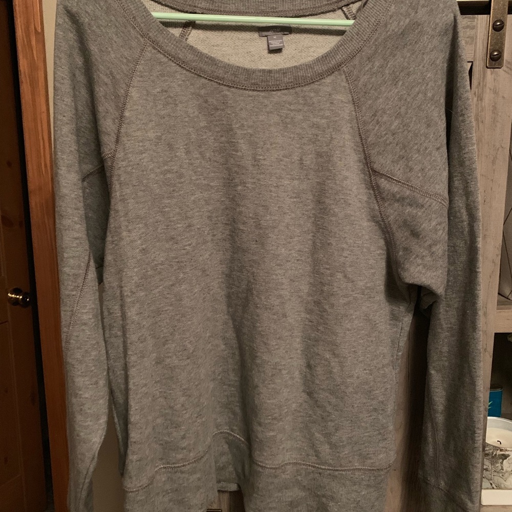 Aerie Gray Crew Neck Sweatshirt